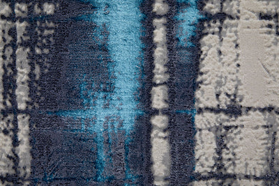 product image for Armada Abstract Blue / Ivory Rug 2 0