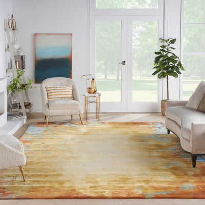 product image for prismatic handmade gold multicolor rug by nourison 99446892027 redo 5 6
