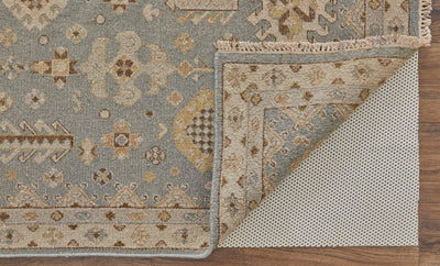 product image for Aleska Oriental Blue/Gray/Ivory Rug 3 63
