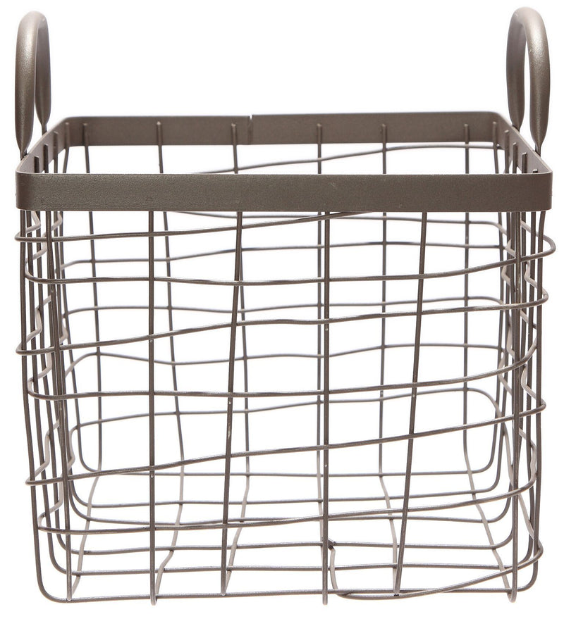 media image for square basket with handle medium design by puebco 4 224