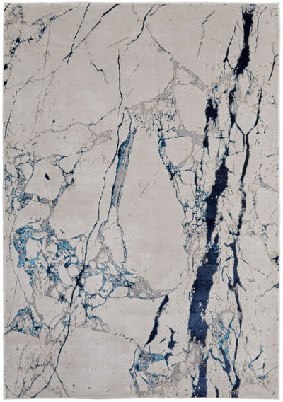 product image of Armada Marble Ivory / Blue Rug 1 586