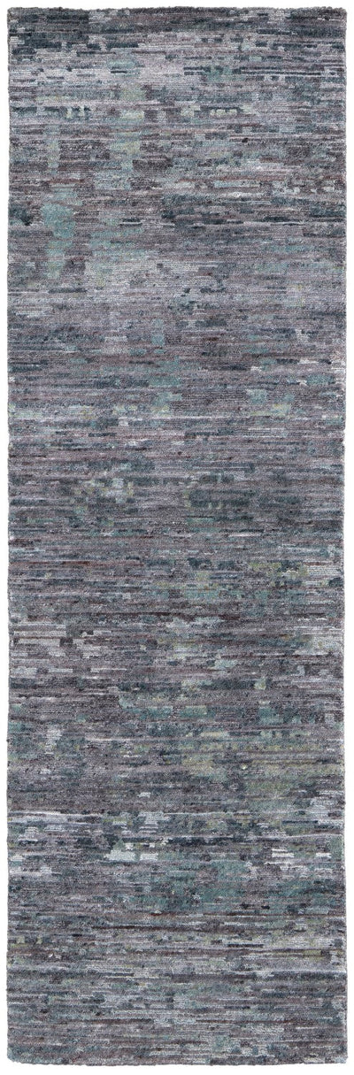 product image for clarkson hand knotted distressed lilac blue gray rug news by bd fine cror6823mlt000c50 5 70