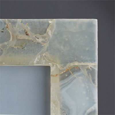 product image for Set of 2 Natural Agate Photo Frames in Gift Box Includes 2 Sizes design by Tozai 99