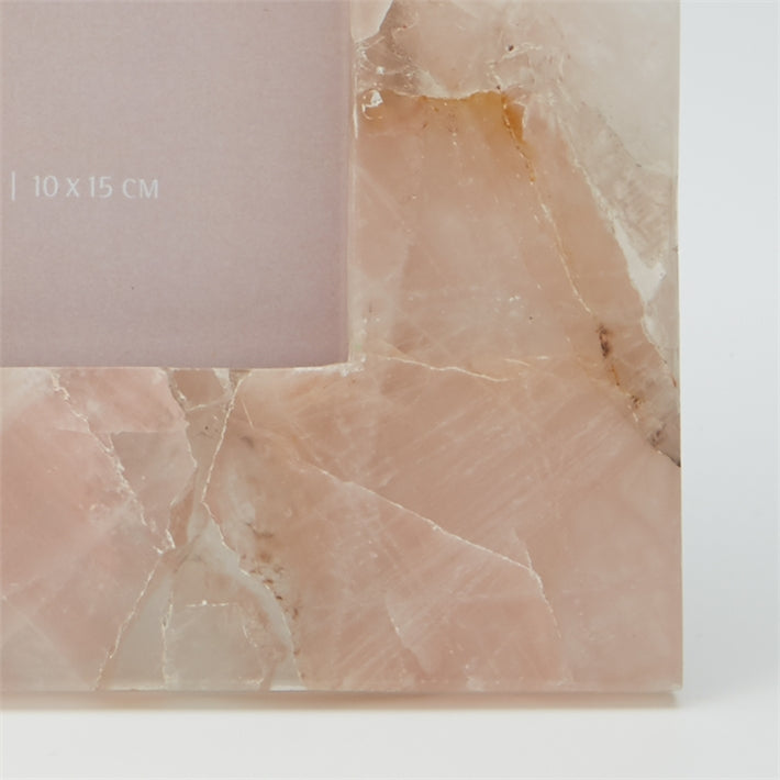 media image for Set of 2 Pink Quartz Photo Frames in Gift Box Includes 2 Sizes design by Tozai 295