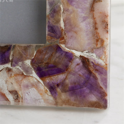 product image for Set of 2 Amethyst Photo Frames in Gift Box Includes 2 Sizes design by Tozai 12