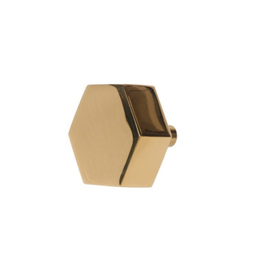 product image for Hex Hexagon Shaped Pull in Brass Finish design by BD Studio 20