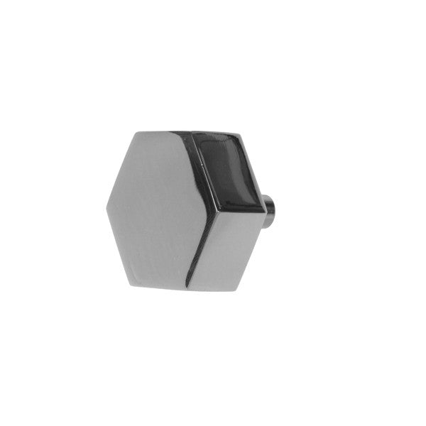 media image for Hex Hexagon Shaped Pull in Nickel Finish design by BD Studio 270