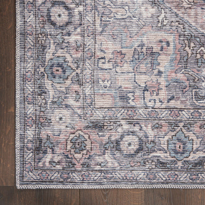 product image for Nicole Curtis Machine Washable Series Grey Vintage Rug By Nicole Curtis Nsn 099446164582 3 52
