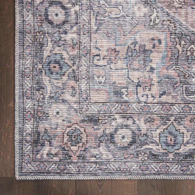 media image for Nicole Curtis Machine Washable Series Grey Vintage Rug By Nicole Curtis Nsn 099446164582 3 257