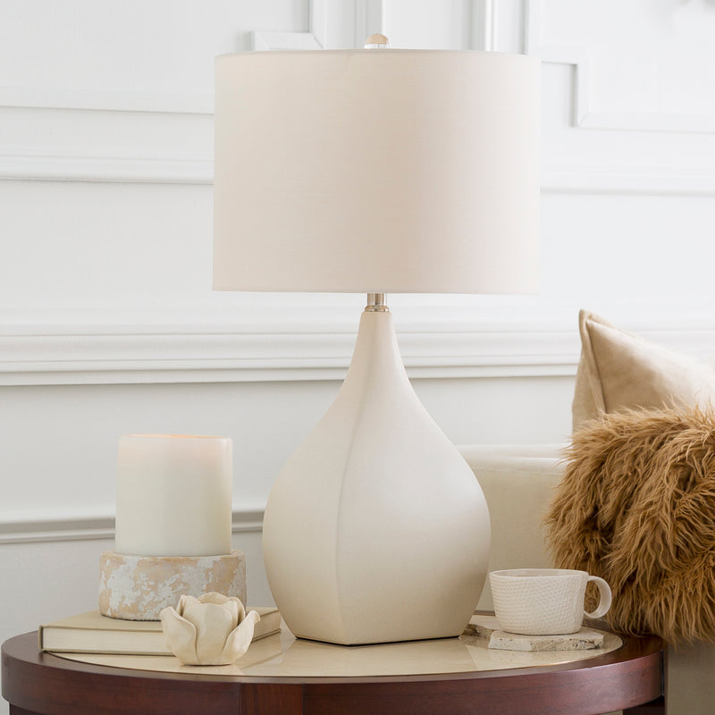 media image for Hinton HIN-002 Table Lamp in Cream & Light Gray by Surya 299