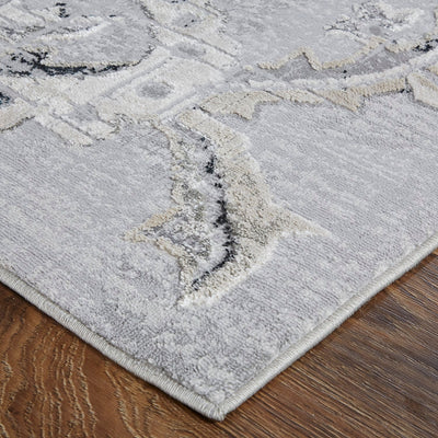 product image for Adana Ornamental Silver Gray/Ivory Rug 4 97