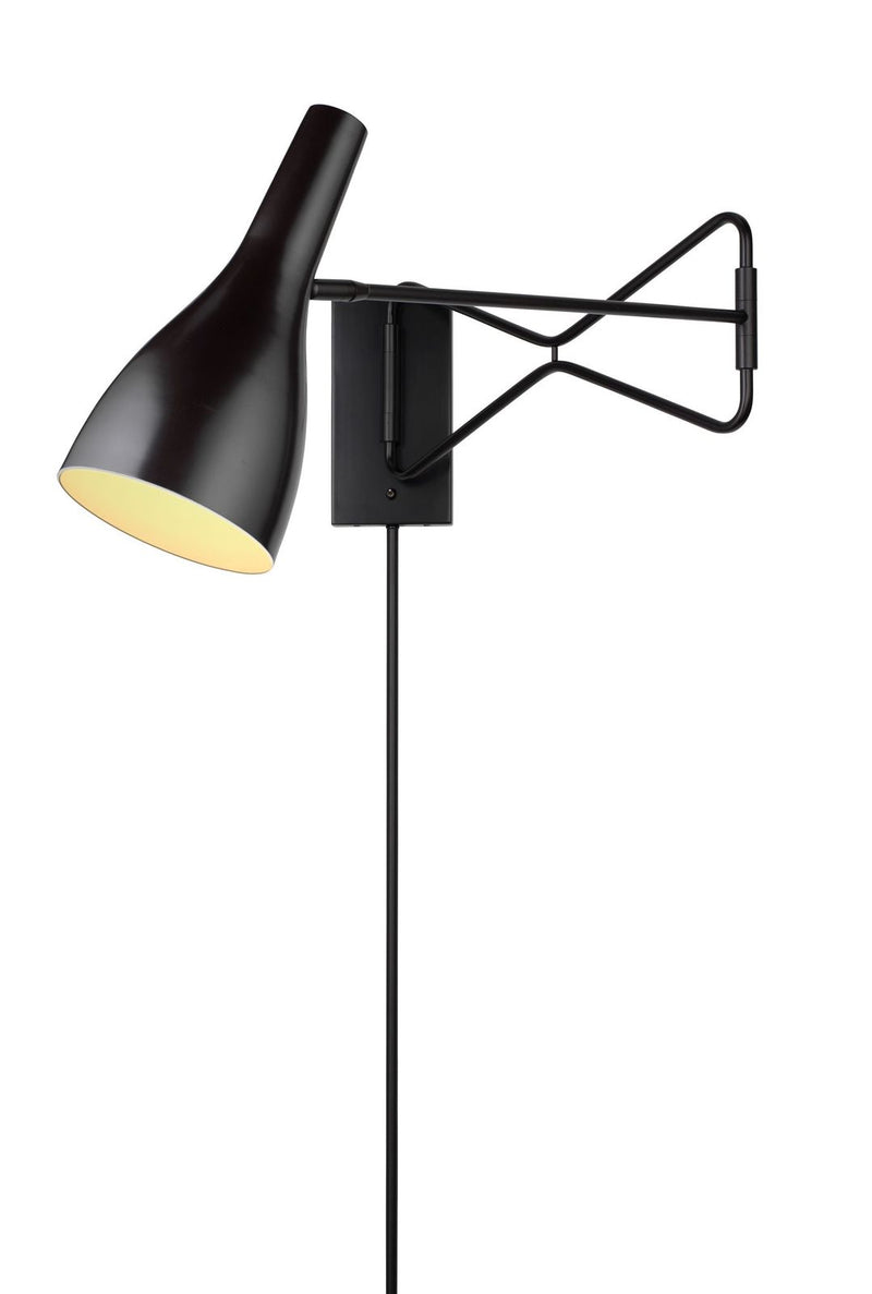 media image for lenz swing arm wall sconce by bd lifestyle 4lenz scob 3 245