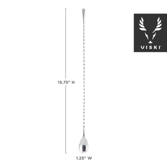 media image for stainless steel weighted barspoon 3 242
