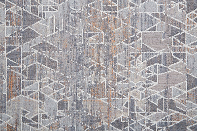 product image for Edwardo Abstract Gray/Blue Rug 2 71