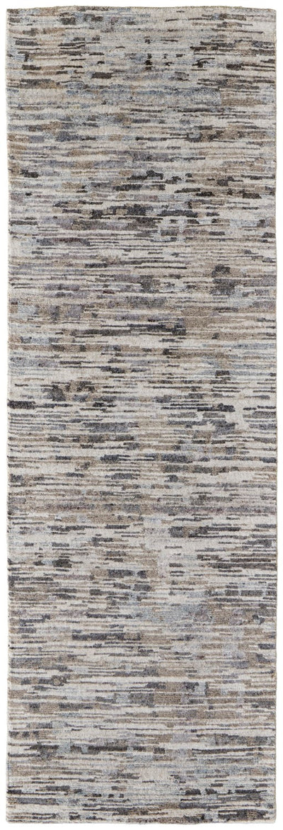 product image for clarkson hand knotted distressed gunmetal silver blue3ft 6in x 5ft 6in rug news by bd fine cror6821gry000c50 2 28