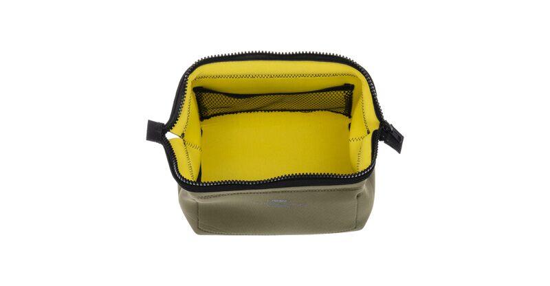 media image for wired pouch small olive yellow design by puebco 9 245
