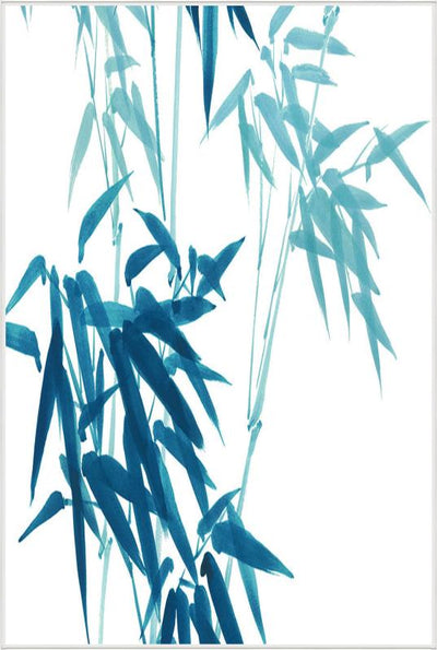product image for turquoise bamboo ii glass frame wall art 3 41