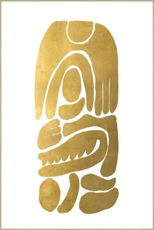 media image for mayan glyphs xi by bd art gallery lba 52bu0493 bu fr1607 6 254