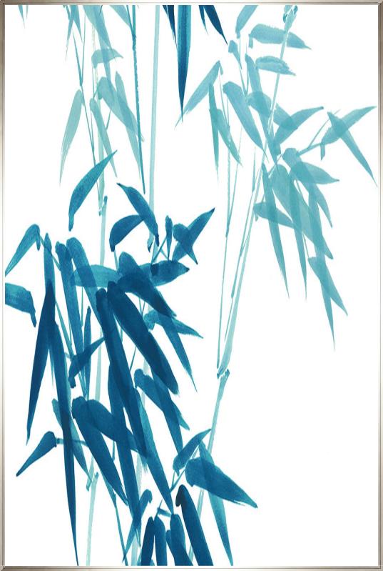 media image for turquoise bamboo ii glass frame wall art 2 27