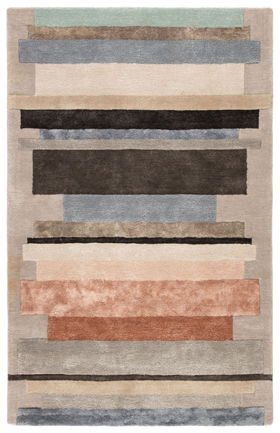 product image for syn03 parallel handmade geometric gray pink area rug design by jaipur 1 55