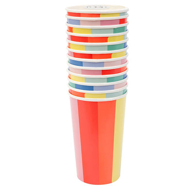 product image of color wheel highball cups by meri meri 1 534