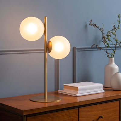 product image for Jacoby JBY-001 Table Lamp in Gold & White by Surya 77