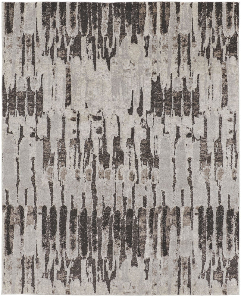 media image for Kayden Abstract Gray/Charcoal Gray Rug 1 234