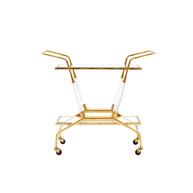 media image for Jepson Bar Cart in Gold design by Bungalow 5 237