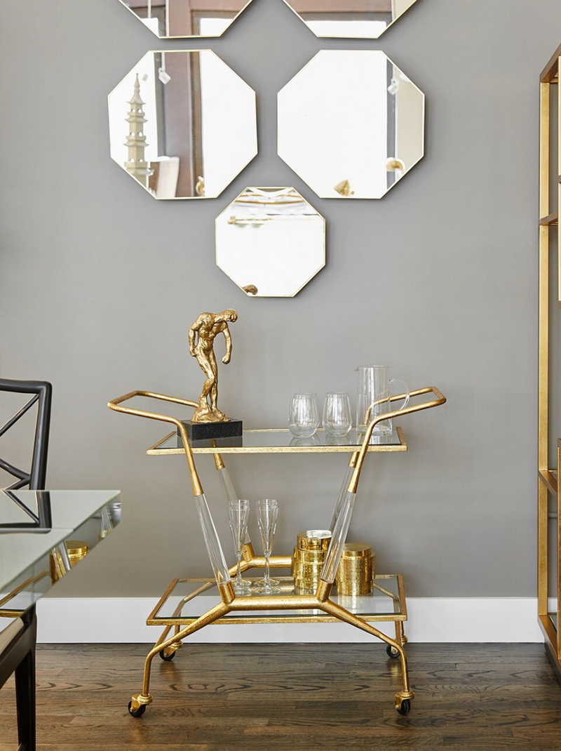 media image for Jepson Bar Cart in Gold design by Bungalow 5 21
