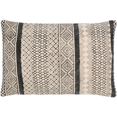 product image for Janya Cotton Black Pillow Flatshot 2 Image 2