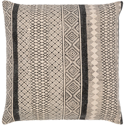 product image for Janya Cotton Black Pillow Flatshot Image 18