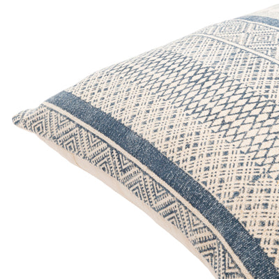 product image for Janya Cotton Blue Pillow Corner Image 3 12