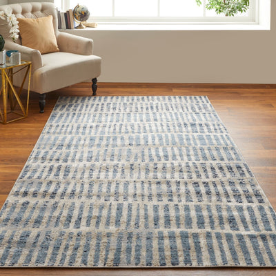 product image for wyllah nomadic geometric blue ivory rug by bd fine cmar39kibluivyc16 8 31