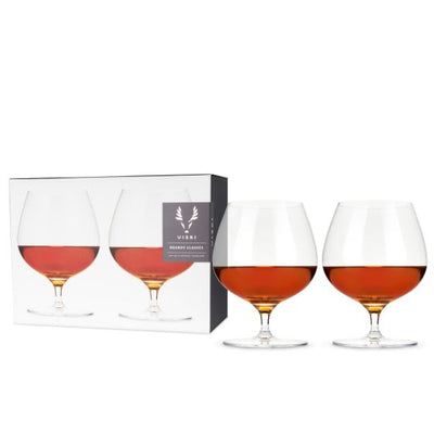 product image for crystal wingback brandy glasses 1 28