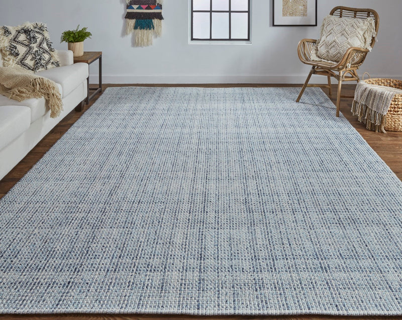 media image for Siona Handwoven Solid Color Dusty Blue Rug 6 249