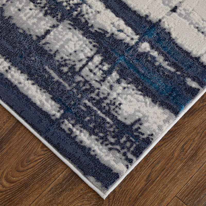 media image for Armada Abstract Blue / Ivory Rug 4 21