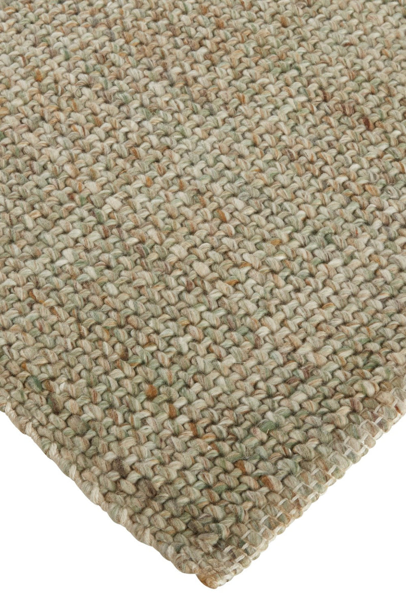 media image for Siona Handwoven Solid Color Olive/Sage Green Rug 4 299