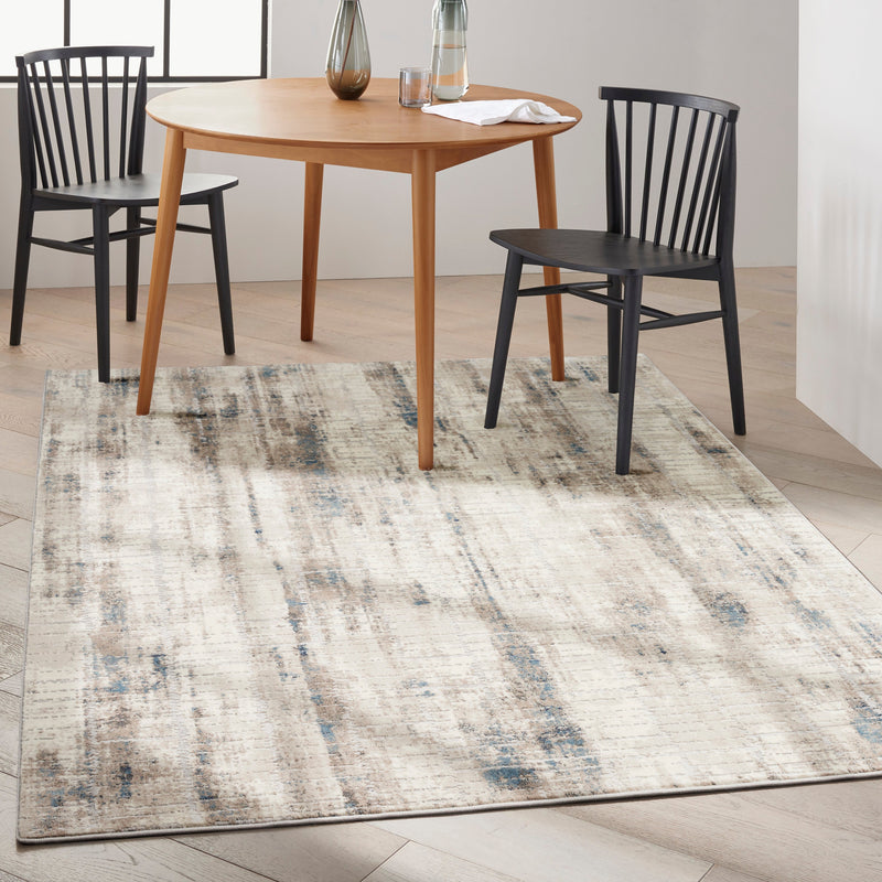 media image for ck022 infinity ivory grey blue rug by nourison 99446079107 redo 3 286