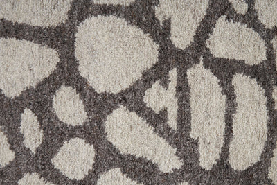 product image for belden hand knotted gray rug by thom filicia x feizy t03t6001gry000p00 5 17