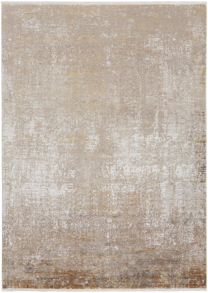 media image for Lindstra Abstract Taupe/Gold/Ivory Rug 1 211