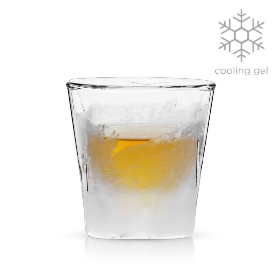 media image for glacier double walled chilling whiskey glass 3 298