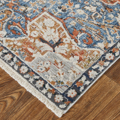 product image for Frencess Medallion Red / Blue Rug 4 89