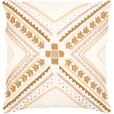 product image of Kenitra Cotton Tan Pillow Flatshot Image 595