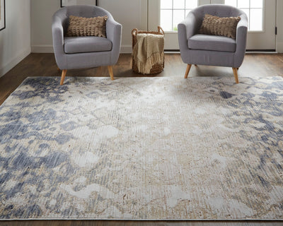 product image for corben abstract ivory blue silver gray rug news by bd fine lair39g7blubgee7a 7 19