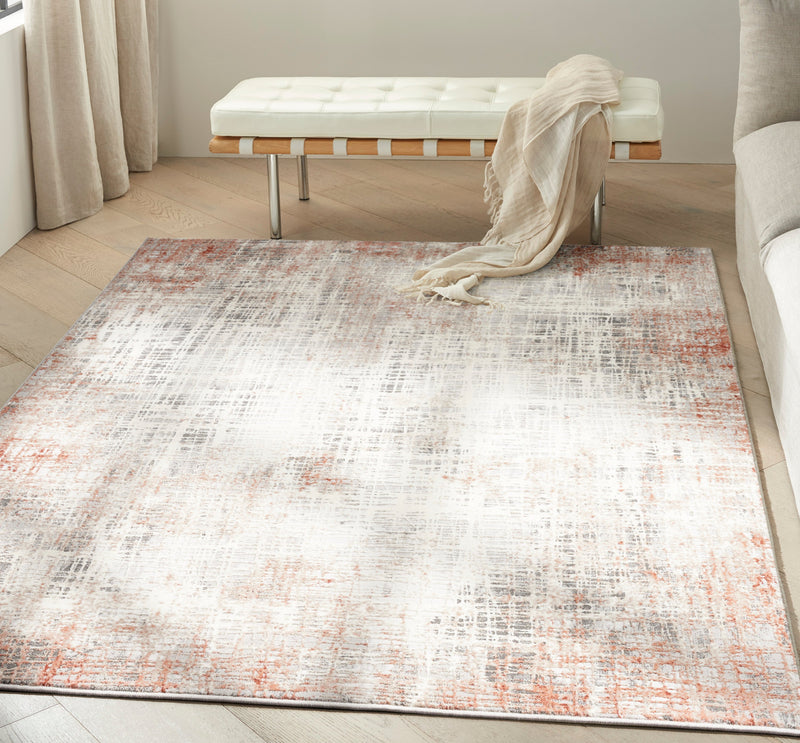 media image for ck022 infinity rust multicolor rug by nourison 99446079046 redo 4 220