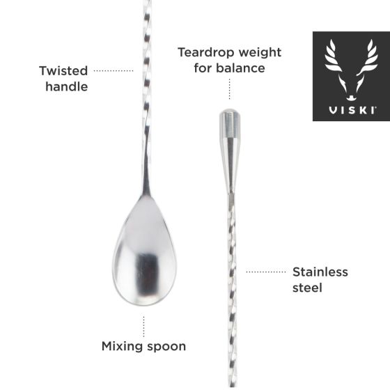 media image for stainless steel weighted barspoon 4 233