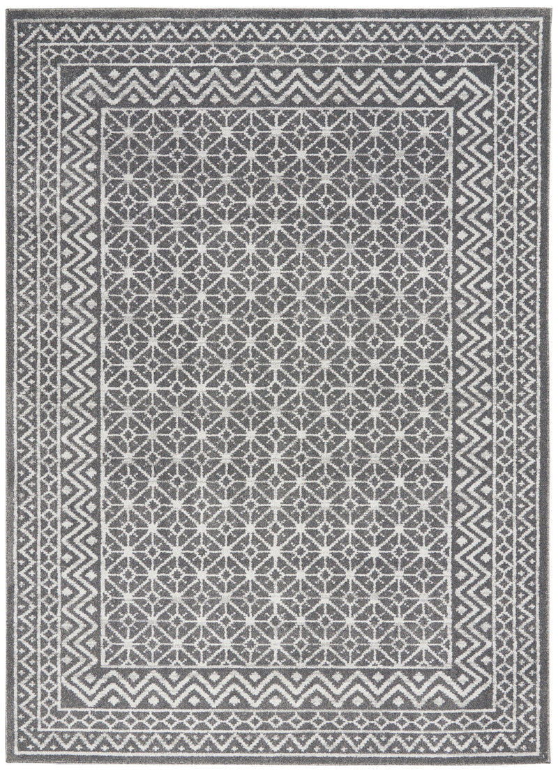 media image for palermo charcoal silver rug by nourison nsn 099446719720 1 296