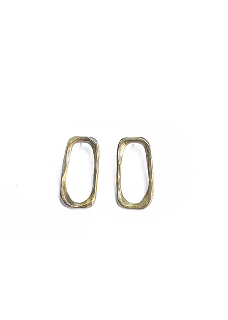 media image for large link stud earrings design by watersandstone 1 295