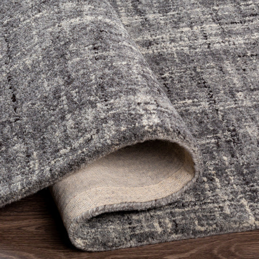 media image for Lucca Wool Medium Gray Rug Fold Image 293