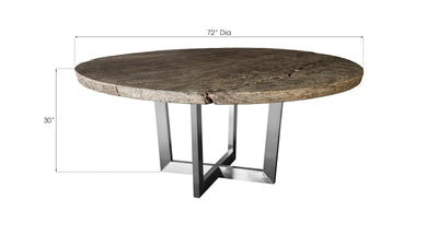 product image for Chuleta Stainless Steel Dining Table By Phillips Collection Pc Th86250 9 30